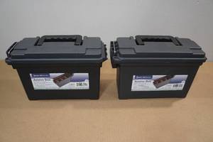 lot 106 image: 2 Plastic Ammo Boxes