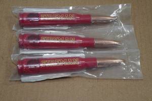 lot 115 image: 3 Lucky Shot 50 Cal Bullet Fireman Beer Bottle Openers