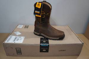 lot 126 image: Ariat Mens Rebar Flex Western Incognito Work Boots -Size 9
