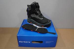lot 140 image: Korkers Darkhorse Wading Boots -Size 7