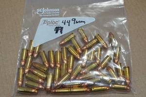 lot 208 image: 44 9mm Luger FMJ Ammo