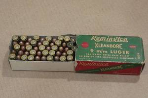 lot 213 image: 50 9mm Luger FMJ Ammo