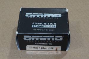 lot 216 image: 20 Ammo Inc 10mm Auto 180 Gr JHP Ammo