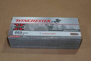 lot 223 image: 20 Winchester Super X 223 WSSM 64 Gr SP Ammo