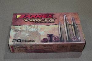 lot 238 image: 20 Barnes Vor-Tx 7mm Rem Mag 160 Gr TSX BT Ammo