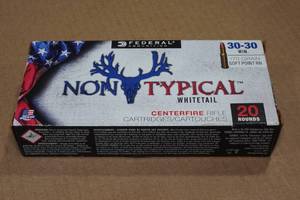 lot 252 image: 20 Federal Non Typical .30-30 Win 170 Gr SP RN Ammo