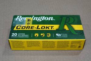 lot 253 image: 20 Remington .30-30 Win 150 Gr Core Lokt SP Ammo