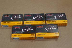 lot 255 image: 100 PMC X-Tac 5.56mm 62 Gr LAP Ammo