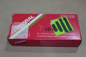 lot 266 image: 20 Federal .22-250 Rem Varmint 40 Gr HP Ammo