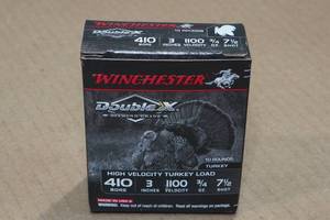 lot 281 image: 10 Winchester Double X .410 Bore 3 7-12 Shot Shotshells