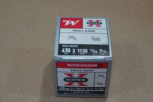 lot 286 image: 25 Winchester Super-X .410 Bore 3 7-12 Shot Shotshells