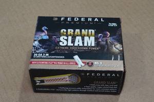 lot 290 image: 10 Federal Grand Slam 20 Gauge 3 5 Shot Shotshells