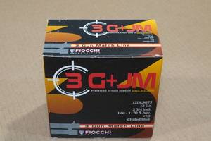 lot 304 image: 25 Fiocchi 3 Gun 12 Gauge 2-34 7-12 Chilled Shot Shotshells