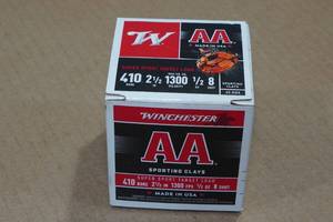 lot 320 image: 25 Winchester AA .410 Bore 2-12 8 Shot Shotshells