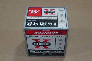 lot 325 image: 25 Winchester Super-X 28 Gauge 2-34 6 Shot Shotshells