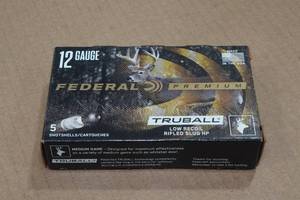 lot 329 image: 5 Federal Truball 12 Gauge 2-34 HP Rifled Slugs