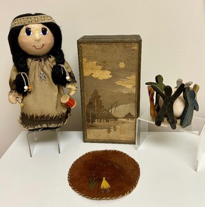 lot 156 image: Amazing Travel Treasures including a Handmade Ethnic Doll and More