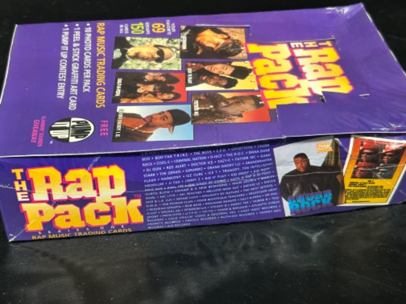 1991 Sealed The RAP PACK Series One Trading Cards Box (36 Packs