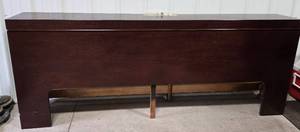 lot 9 image: LANE King Headboard Dark Finish
