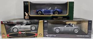 lot 150 image: 3 COBRA Car Models&nbspDiecast Model Cars 