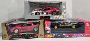 lot 133 image: 3 CHEVROLET CORVETTE Diecast Model Cars 