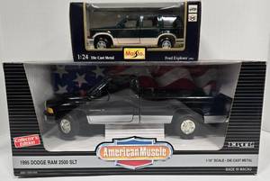 lot 111 image: FORD EXPLORER & DODGE RAM Collectible Diecast Model Cars