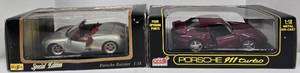 lot 163 image: Anson PORSCHE 911 Turbo & Maisto Porsche BOXSTER Diecast Model Cars