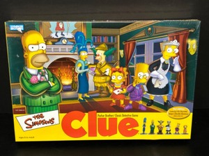lot 47 image: Clue - The Simpson Board Game NEW Factory Sealed