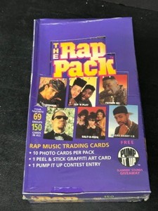 lot 44 image: 1991 Sealed The RAP PACK Series One Trading Cards Box (36 Packs) Ice T- NEW #2