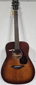 lot 20 image: DIRKS BENTLEY Signed YAMAHA Acoustic Guitar 