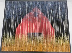 lot 38 image: Minnesota Artist Daniel Lager Fond Memories Painted Plexiglass Art 