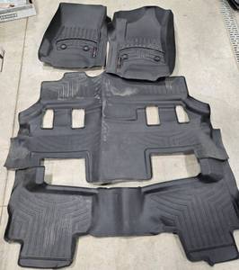 lot 204 image: WeatherTech Floor Mats for 2017-2019 Chevrolet Tahoe