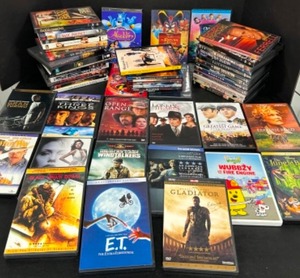 lot 216 image: Large Lot of DVD Movies w Variety of Genres and Types - Qty 54