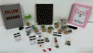 lot 262 image: Miniatures for Dollhouse, Crafting and 3 Journal Books