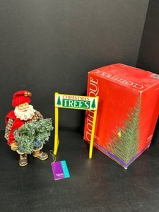 lot 281 image: Clothtique Santa Possible Dreams - Santas Tree Farm 2000 With Box 11