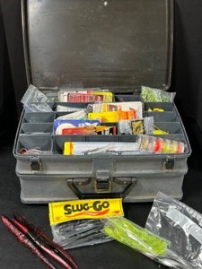 lot 346 image: Full Plano TACKLE BOX - New Sealed Items Fishing Lot