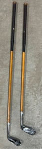 lot 360 image: Vintage Hickory Shaft Hillerich & Bradsby Grand Slam 1&6 Iron Antique Circa 1920s