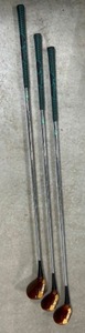 lot 374 image: Vintage Golf Clubs WOOD Drivers Custom Made by MARTY IRVING Duluth Minn. -Qty 3
