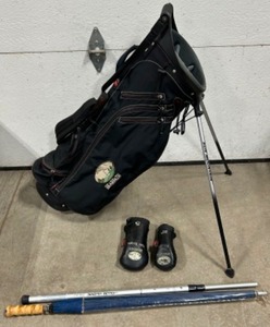 lot 379 image: BEARPATH Sun Mountain Golf Bag and Needed Accessory Items