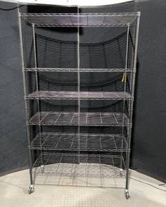 lot 322 image: New Wire Shelf With Casters