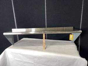 lot 394 image: Stainless Steel Wall Shelf