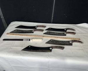 lot 479 image: BBQ Chopping Knives