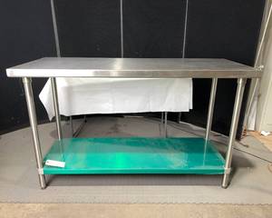 lot 476 image: Stainless Steel Prep Table