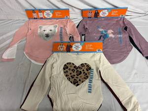 lot 51 image: 6 Members Mark Girls T-Shirts - Size 66X