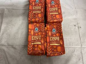 lot 110 image: 5 Bags of Caribou Pumpkin Love Coffee - Best by 32024