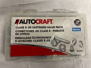 lot 188 image: 128 Piece Set of Autocraft Class 8 Fasteners