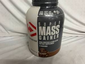 lot 267 image: 6lb Bottle of Dymatize Super Mass Gainer