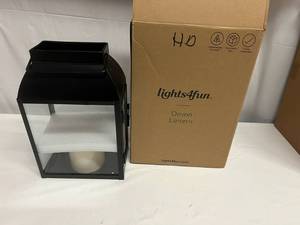 lot 3 image: Devon Latern-Lights4fun wLED Candle