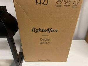 lot 4 image: Devon Latern-Lights4fun wLED Candle