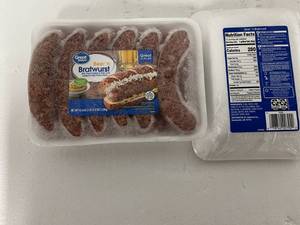 lot 39 image: G. 2x 45.6oz Beer n Bratwurst(12per Package)